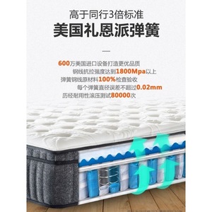 Colchón de Espuma Viscoelástica con Memoria y Resortes Encapsulados Hilton 5 Estrellas, Extra Suave y Grueso para Uso en Dormitorio - Product Image 1