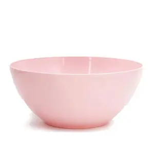 Bát Trộn Nhựa 10 Inch Màu Hồng Cho Đồ Ăn Nhẹ Ngũ Cốc Salad Bỏng Ngô Và Trái Cây