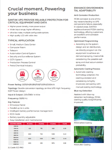 SANTAK 3C3PRO-30KS <span class=keywords><strong>UPS</strong></span> 3 인 싱글 아웃 온라인 30kva 온라인 <span class=keywords><strong>UPS</strong></span> (컴퓨터 응용 프로그램 용 외부 배터리 포함) <span class=keywords><strong>UPS</strong></span> - Product Image 4