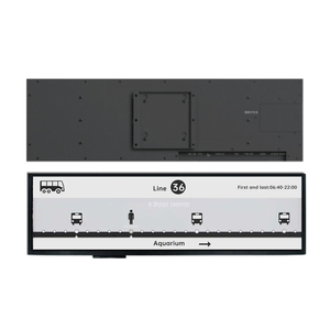 กระดาษแสดงหมึกอิเล็กทรอนิกส์28นิ้วกระดาษดิจิตอลขนาดเล็กขาวดำกระดาษอิเล็กทรอนิกส์สำหรับรถบัสใช้งานกลางแจ้งความละเอียด3840x1080 - Product Image 1