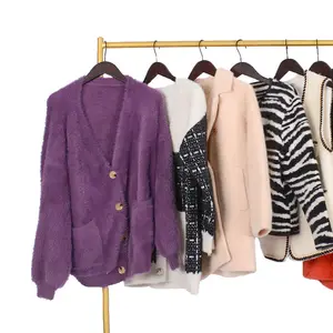 Зимний женский кардиган по низкой цене, свитер средней длины 100 кг, одежда для использования в Южной Африке