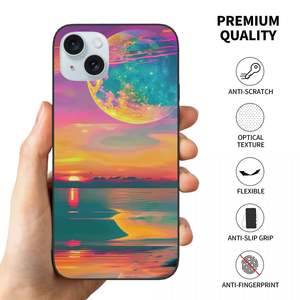 เคสโทรศัพท์พิมพ์ลายภาพตามสั่ง สำหรับ iPhone 15 Pro Max พร้อมการปกป้องกล้องคู่ ดีไซน์ภาพวิวธรรมชาติ แบบพิมพ์ลายซับลิเมชั่น - Product Image 6