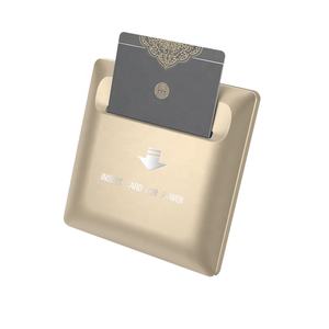 Appareils électriques d'hôtel de bonne qualité, commande intelligente, interrupteur mural de Type <span class=keywords><strong>carte</strong></span>, pour chambre - Product Image 1