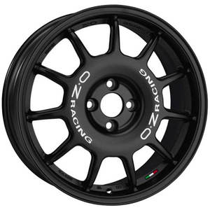 CERCHI EN LEGA LEGGENDA 7x17 4x100 ET 42 LETRAS BLANCO NEGRO MATE - Product Image 1