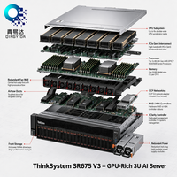 Servidor en Rack SR675 V3 2U, Doble EPYC, DDR5, PCIe 5.0, NVMe, Computación Empresarial, Configuración Personalizada, Probado