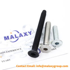 Vis à tête fraisée <span class=keywords><strong>hexagonale</strong></span> à longueur personnalisée MALAXY, 12 mm-30 mm, acier au carbone zingué - Product Image 5