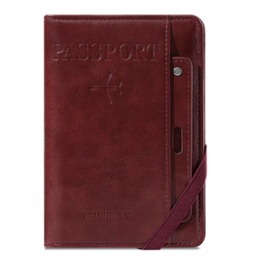 2026 New Diamond RFID Anti-Theft Passport Wallet - Multi-Functional Travel Document <b>Holder</b> with Air <b>Ticket</b> & ID Card Slots - Product Image 5