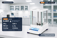 Balance analytique JA3003, précision 0,001 g (1 mg), balance de laboratoire 300 g avec écran de protection en verre, vente en gros