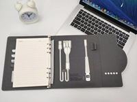 Carnet A5 personnalisé en cuir avec logo, coffret cadeau A5, couverture de journal et stylo, coffret cadeau, ensemble de batterie externe imprimée, numérique