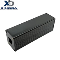 Boîtier de commande en alliage d'aluminium 6063 extrudé, boîtier électronique avec protection IP54, finition sablée oxydée, personnalisable