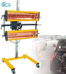 Secador de Mano Móvil de 2100W con 360 °   Lámpara de Pintura Infrarroja Aoma con Función de Temporizador y Temperatura Ajustable, con Ruedas Giratorias - Product Image 2