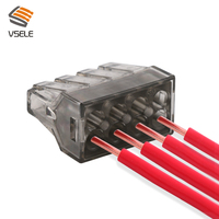 Ventas directas de fábrica de VSELE, Conector de empalme de terminal compacto gris, conector de cable a presión