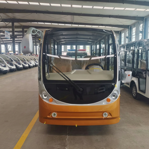 Electric Power 5KW <b>72v</b> Electric Sightseeing Mini Bus Lead Acid <b>Battery</b> Customized Color 14 Passengers Road Legal Factory Price - Product Image 1