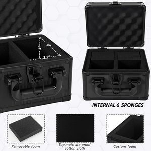 Caja de Almacenamiento de Aleación de Aluminio Premium para 40 Tarjetas Graduadas CGS BGS, Organizador de Tarjetas Coleccionables - Product Image 5