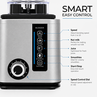 Mixeur Commercial Robuste 2,2 L à 10 Vitesses pour Smoothies, Jus et Préparation de Boissons – Idéal pour les Juseries