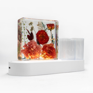 Nhựa Thủ Công Mỹ Nghệ Quà Tặng Giáng Sinh Khô Hoa Mẫu Dẫn Ánh Sáng Ban Đêm Cho Trang Trí Nội Thất Valentine Của Ngày Quà Tặng - Product Image 6