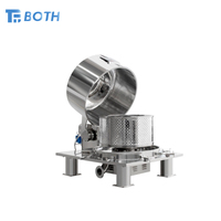 Structure de laboratoire de haute qualité petite centrifugeuse d'extraction d'alcool/d'huile de chanvre de panier de filtre 10l-45l