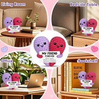 Produits transfrontaliers exclusifs : Jouets en peluche courte faits main au crochet, modèles Panda et Salamandre, ornements animaux créatifs ; Poupées au crochet