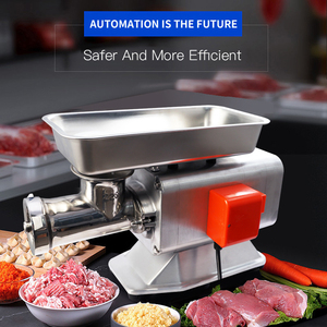 Máquina Picadora de Carne Congelada de Acero Inoxidable Comercial China 12 22 0.85Kw 1.1Kw de Sobremesa para la Industria/Comercio de la Carne - Product Image 4