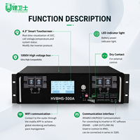 LWS OEM/ODM ESS BMS 60S 75S 80S 96S 108S 112S 128S 144S 156S 192S 256S 100A 200A 300A BMS haute tension avec fonction maître-esclave