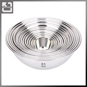 Stainless Steel Nesting Mixing Bowl Set - Direct Order Stainless Steel Tableware Kitchen Tools Salad Bowl Set Large Serving Bowl