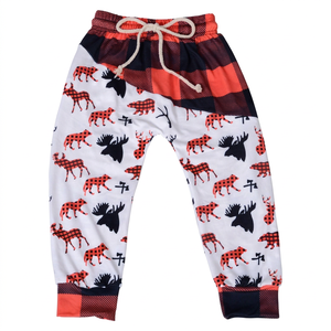 Aa-2 Halloween Baby Double Color Rope Knitted Washed Eco-Friendly Animal Printed Milk Silk England Style Long Legging Sweatpants - Product Image 1