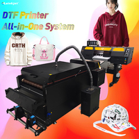Imprimante DTF Lainkjet A1 60 cm pour petites usines et production en série d'impression sur vêtements avec sécheur à poudre et imprimante jet d'encre