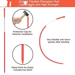 เสาไฟเบอร์กลาสไฟเบอร์กลาสไฟเบอร์กลาสไฟเบอร์กลาสไฟเบอร์กลาสไฟเบอร์กลาสขนาด8มม. ขนาด1220มม. - Product Image 3