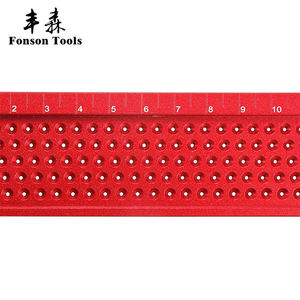 उच्च गुणवत्ता Woodworking टी-वर्ग छेद स्थिति मापने शासक क्रास्ड मार्क - Product Image 4