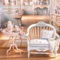 10 autocollants par paquet, série Rococo vintage, autocollants gaufrés à chaud, autocollants de style cour