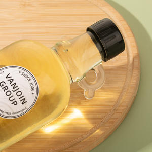 Bouteille en verre <span class=keywords><strong>de</strong></span> whisky avec poignée Bouteilles en verre Poignée <span class=keywords><strong>de</strong></span> 250ml Petites bouteilles en verre pour boissons alcoolisées avec bouchon à vis en plastique - Product Image 2