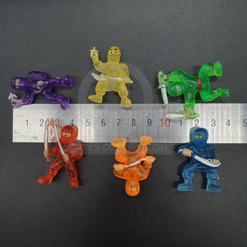 5CM PVCアクションフィギュアカプセル忍者おもちゃ（5-7歳向け）
