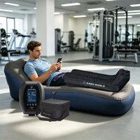 Bottes de massage à compression d'air professionnelles à 6 chambres avec contrôle intelligent par application pour la circulation sanguine et la récupération musculaire