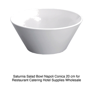 Ensaladera Saturnia Napoli Conica de 20 cm para Restaurantes, Servicios de Catering, Hoteles, Venta al por Mayor - Product Image 2