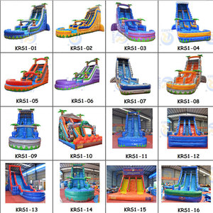 Bán nóng kích thích ngôi sao khổng lồ thổi lên trượt nước Inflatable Công Viên Nước thiết bị ngoài trời Inflatable trượt nước với Blower - Product Image 2