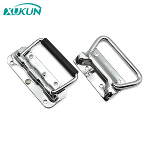 XK602 UWUASPS102 pegangan lipat Retur pegas baja tahan karat untuk kotak alat/pegangan kabinet stereo - Product Image 2