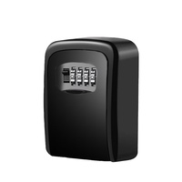 G4 Grande Capacité Combinaison à 4 Chiffres Mot de Passe Étanche Métal Mural Portable Stockage Coffre-fort Serrure Boîte à Clés