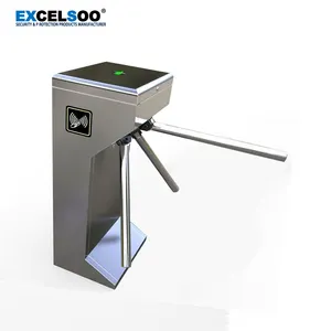 Sistem Kontrol Akses Kartu RFID Pintu Putar Tripod Turboo Security Turnstile