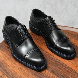 Nouvelles Chaussures Derby en Cuir Tendance Style Multicolore avec Confort Thermique et Options Artisanales Personnalisables pour l'Hiver - Product Image 1