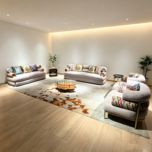 <span class=keywords><strong>Canapé</strong></span> de salon moderne en tissu <span class=keywords><strong>nubuck</strong></span> de haute qualité pour la maison, élégant et luxueux, ensemble de canapés sectionnels 1+1+<span class=keywords><strong>2</strong></span>+3 <span class=keywords><strong>places</strong></span> - Product Image 1