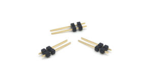 Conector de pin header de paso de 3.0mm, de una sola fila, recto, de plástico de dos capas, H:4.0mm, 1*2P - Product Image 4