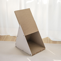 Produits tendance 2025 nouveautés pour animaux de compagnie dernières interactives en forme de L chat griffoir maisons protecteur Premium chat planche à gratter