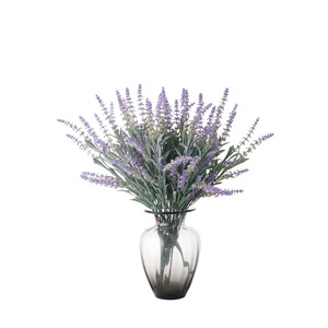 Flor Artificial de Lavanda CallaFloral, Rama Individual, Plástico Morado, Decoración para Interiores, Bodas, Manualidades, Estilo INS - Product Image 5
