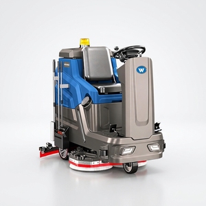 Low Wind Resistance Air Duct Design Ride on <b>Floor</b> Scrubber Strong Suction Less Power Consumption <b>Floor</b> Scrubber - Product Image 3
