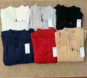 <span class=keywords><strong>Maglione</strong></span> da <span class=keywords><strong>Uomo</strong></span> con Zip a un Quarto, Logo Ricamato, Design alla Moda, Caldo per Autunno e Inverno, Vendita all'Ingrosso - Product Image 1