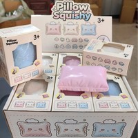 Nouveauté 2026 : Jouet Aquishy Géant de 10 cm, Vente en Gros à Faible MOQ, Jouets Anti-Stress Squishy Mignons et Croustillants en Forme d'Oreiller pour Soulager le Stress