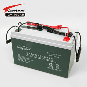 <span class=keywords><strong>Batterie</strong></span> de stockage au plomb-acide à cycle profond de 12 volts 90Ah 100Ah 12 V <span class=keywords><strong>batterie</strong></span> AGM de secours <span class=keywords><strong>solaire</strong></span> d'alimentation UPS portable pour l'alimentation portable - Product Image 1