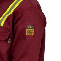 Vêtements de sécurité ignifuges en coton 100% résistant au feu, manches longues, réfléchissants, taille personnalisée, antistatiques, ignifuges