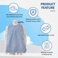 Vente chaude Tablier imperméable pour adultes, léger, respirant, réutilisable, durable, lavable, à la mode, pour hommes et femmes âgés