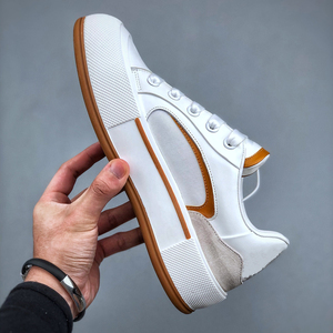 Baskets surdimensionnées pour hommes, style de luxe, plateforme épaisse, chaussures décontractées à lacets, baskets plates tendance - Product Image 5